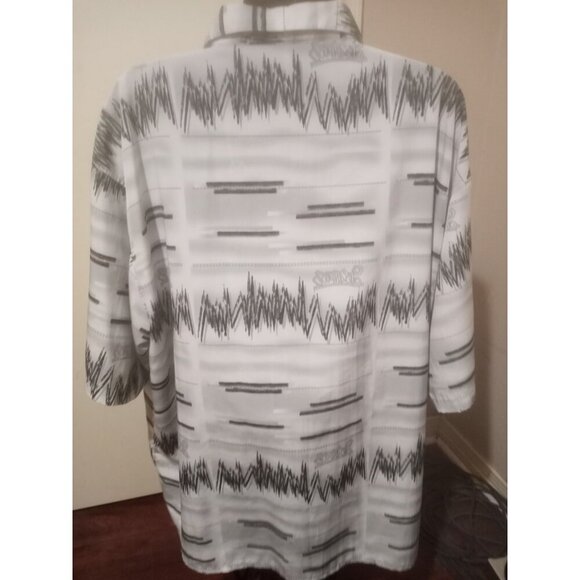 SOUTHPOLE Boy Hip Hop Print Short Sleeve Button Up Shirt Men’s Size 3XL Logo - Picture 9 of 14